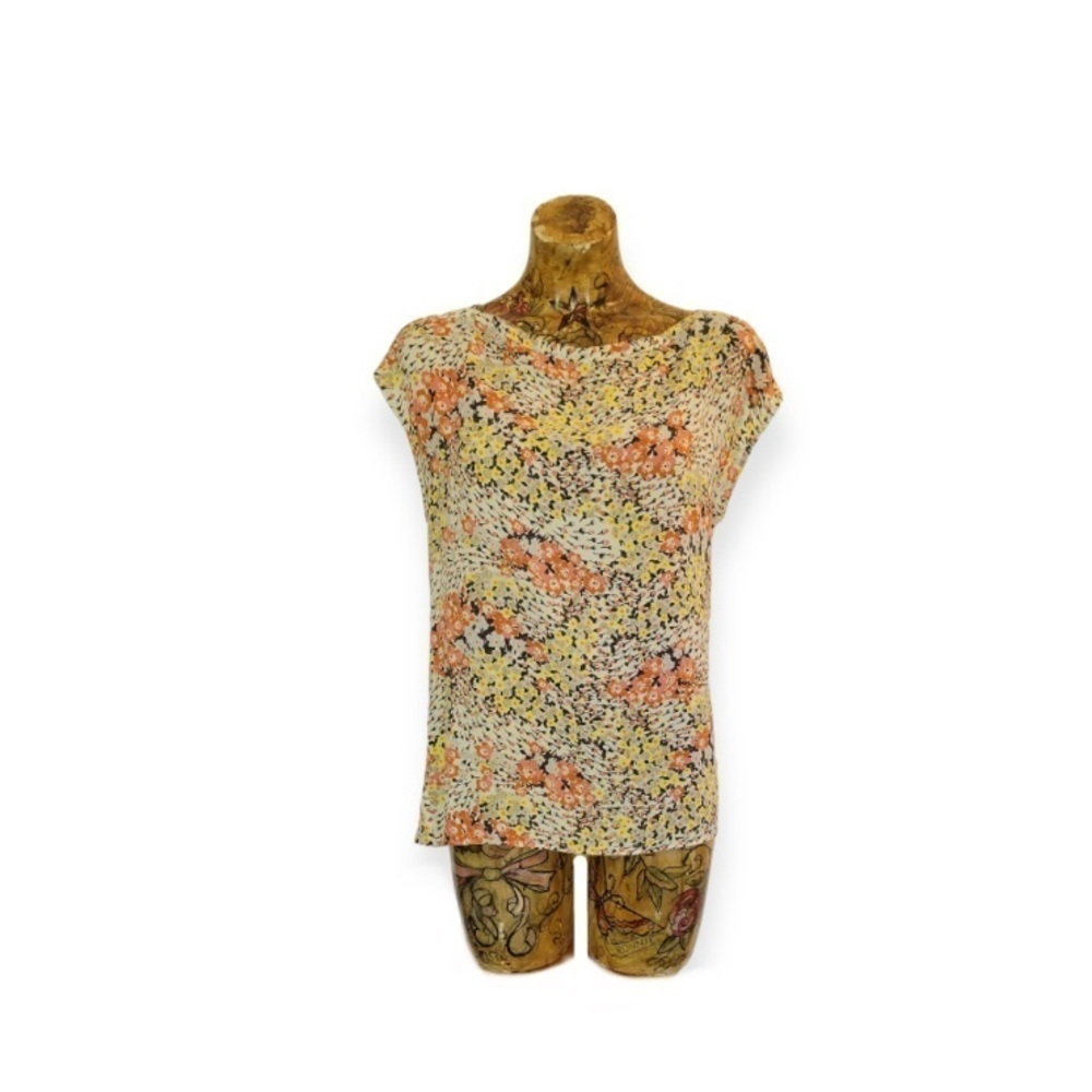 Loft colorful top sleeveless medium blouse